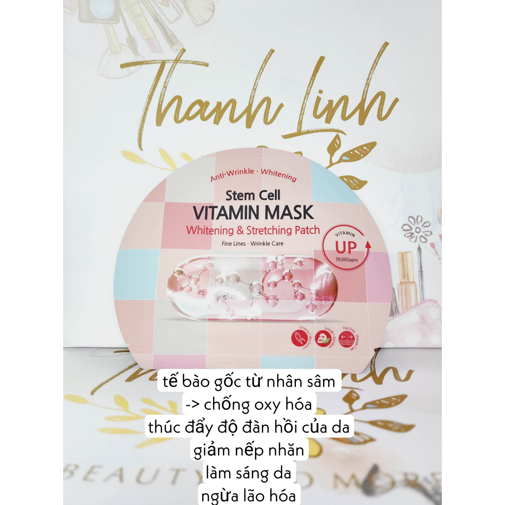 Mặt nạ Bano Bagi dòng làm sáng da, cấp ẩm, mờ thâm nám, làm sáng da 1 miếng