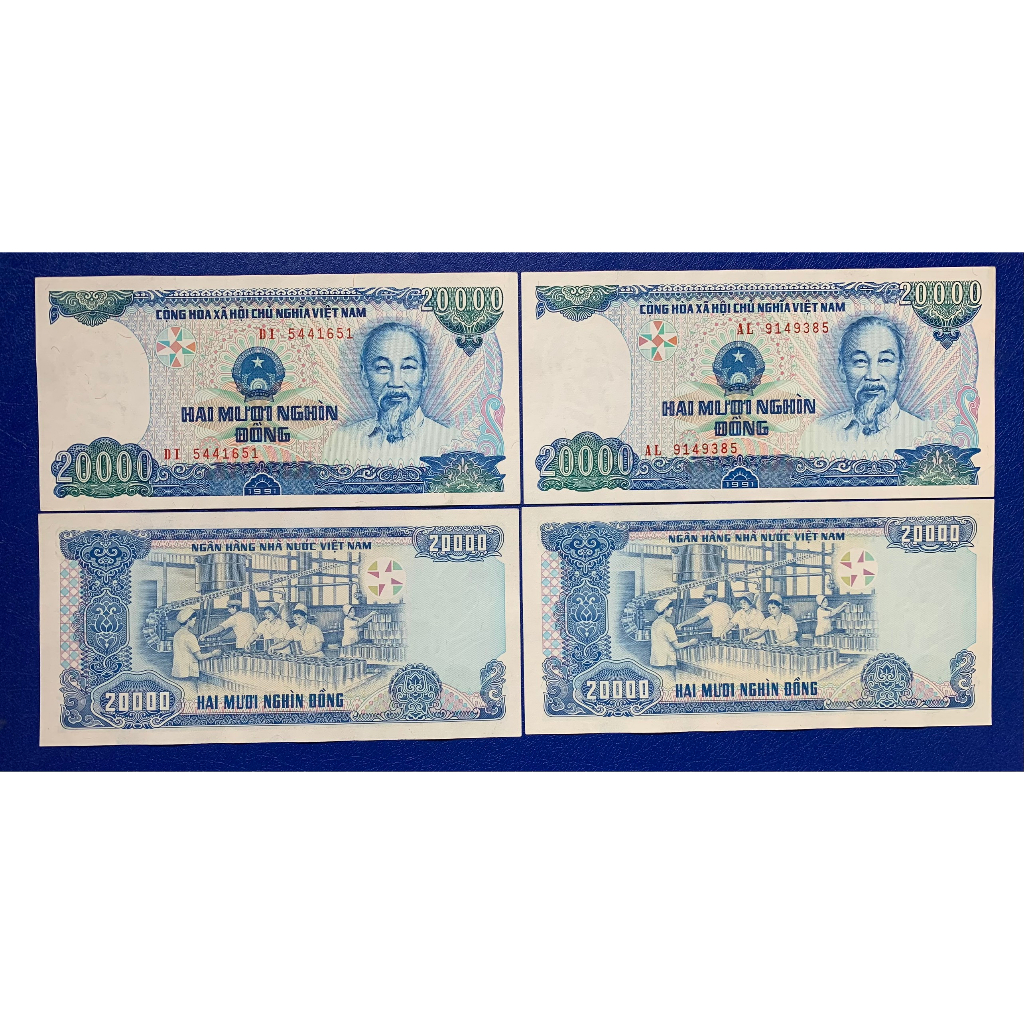 Sưu tầm 20 ngàn đồng 1991 mới