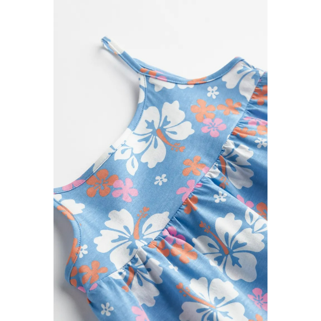 Váy 2 dây hoa xanh 1161491002 HM H&M_authentic