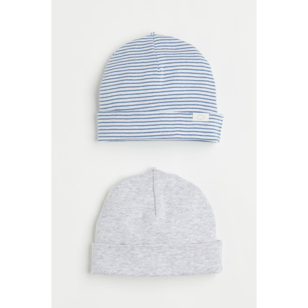 Set 2 mũ sơ sinh HM H&M sz 1-2 , 4-6 tháng_hàng chính hãng authentic
