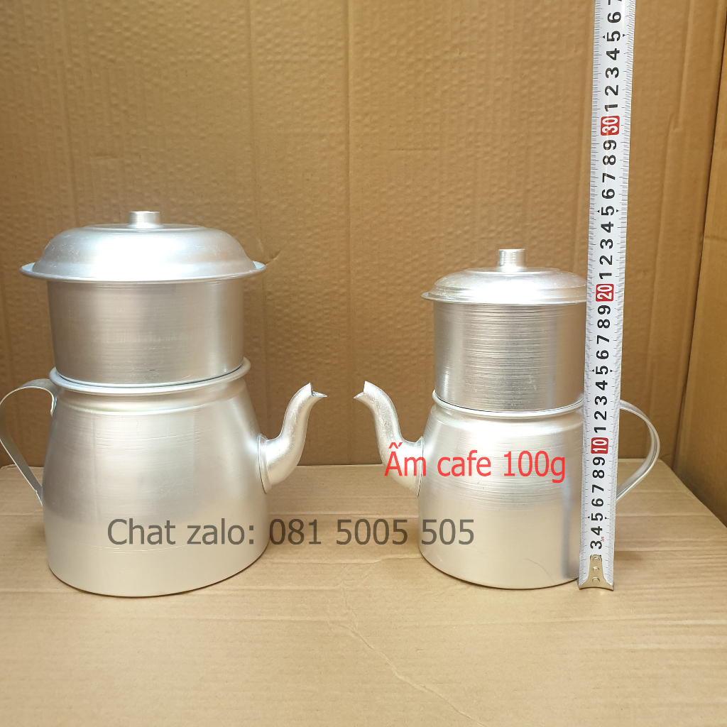 Phin cafe To ủ 100gam hoặc 200gam cà phê - Ấm ủ caf phê muối 100g hoặc 200g