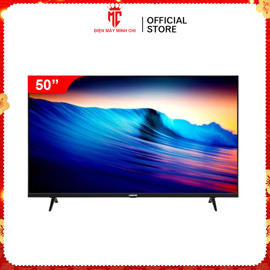 Smart tivi 4k điều khiển giọng nói ASANZO 50 inch Bảo hành 2 năm tại nhà