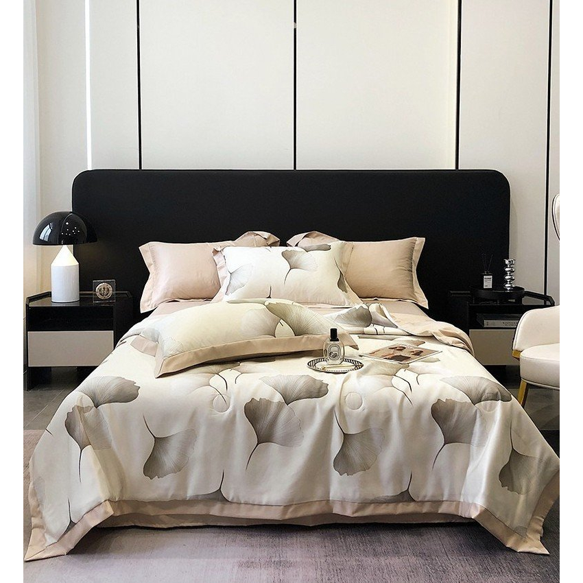 Bộ Chăn Ga Gối Lụa Thái MÂY HOUSE mềm mịn mướt hàng nhập khẩu 4 món M4/M6/M8/2M