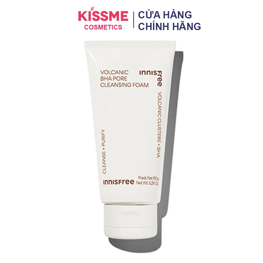 (Mẫu mới) Sữa Rửa Mặt Innisfree Volcanic Pore BHA Cleansing Foam 150g