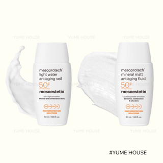(MÃU CŨ) Kem chống nắng quang phổ rộng Mesoestetic SPF 50+ 50ml