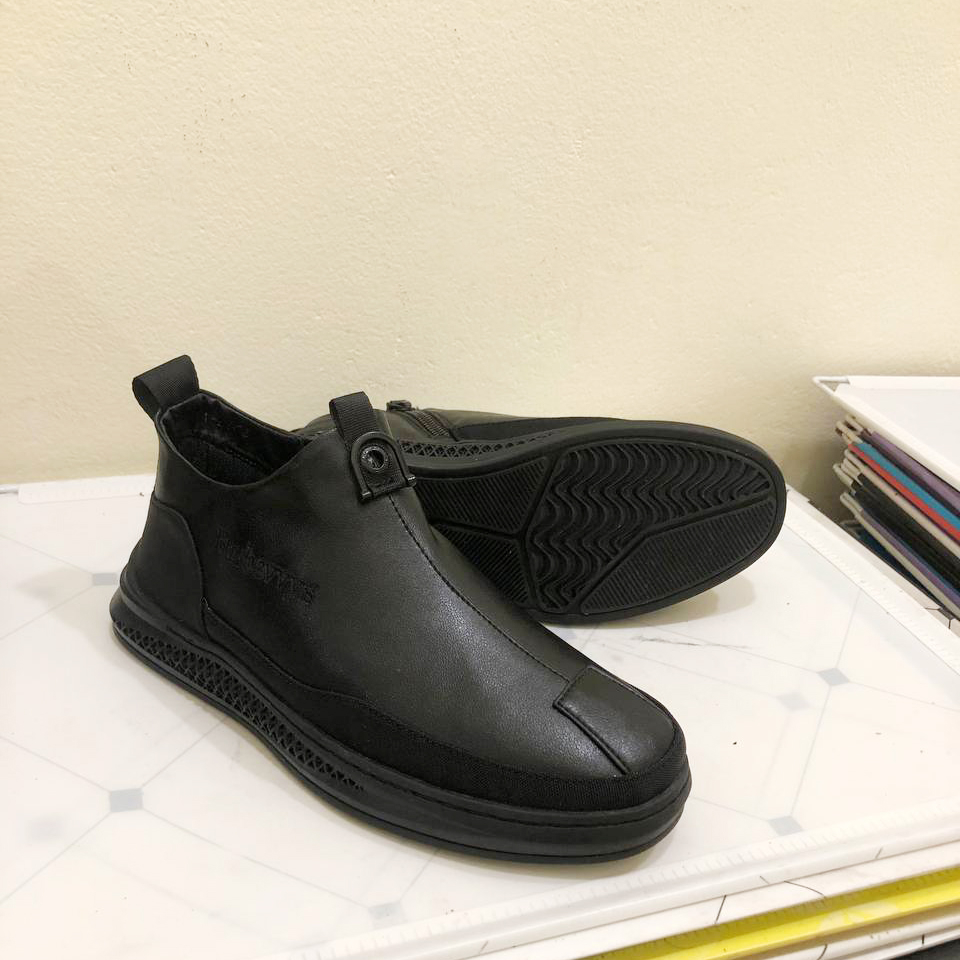 Giày da nam cao cố khoá kéo thời trang GD27