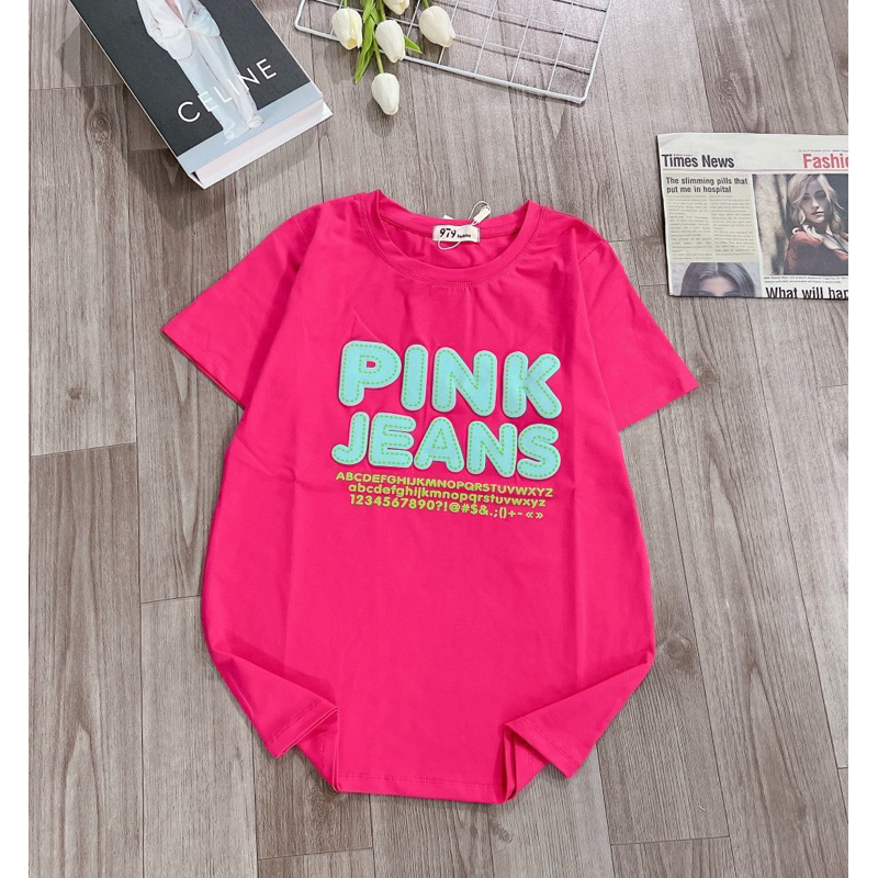 Siêu rẻ áo thun nữ cotton thái mịn mát PINK