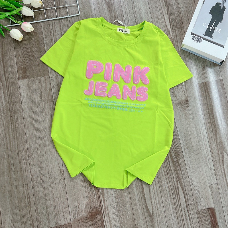 Siêu rẻ áo thun nữ cotton thái mịn mát PINK