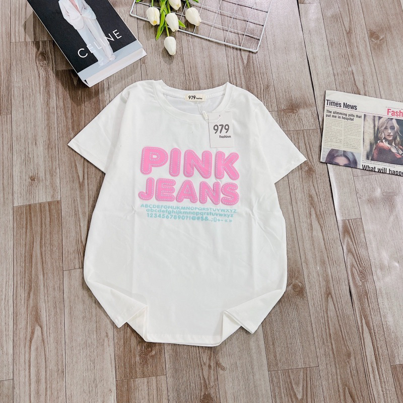 Siêu rẻ áo thun nữ cotton thái mịn mát PINK