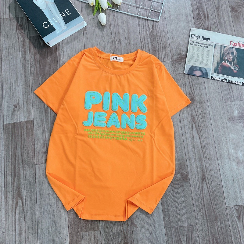 Siêu rẻ áo thun nữ cotton thái mịn mát PINK