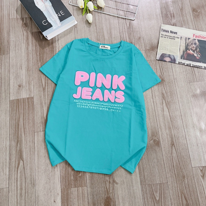 Siêu rẻ áo thun nữ cotton thái mịn mát PINK