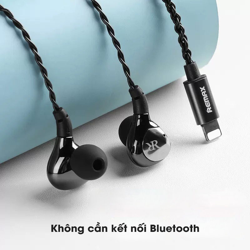 Tai Nghe Gaming Có Dây Chân Lighning Remax RM-616i Kết Nối Trực Tiếp Ko Cần Bluetooth Bass Mạnh Remax Bảo Hành 12 Tháng