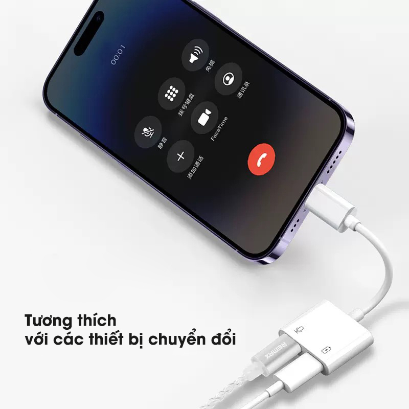 Tai Nghe Gaming Có Dây Chân Lighning Remax RM-616i Kết Nối Trực Tiếp Ko Cần Bluetooth Bass Mạnh Remax Bảo Hành 12 Tháng
