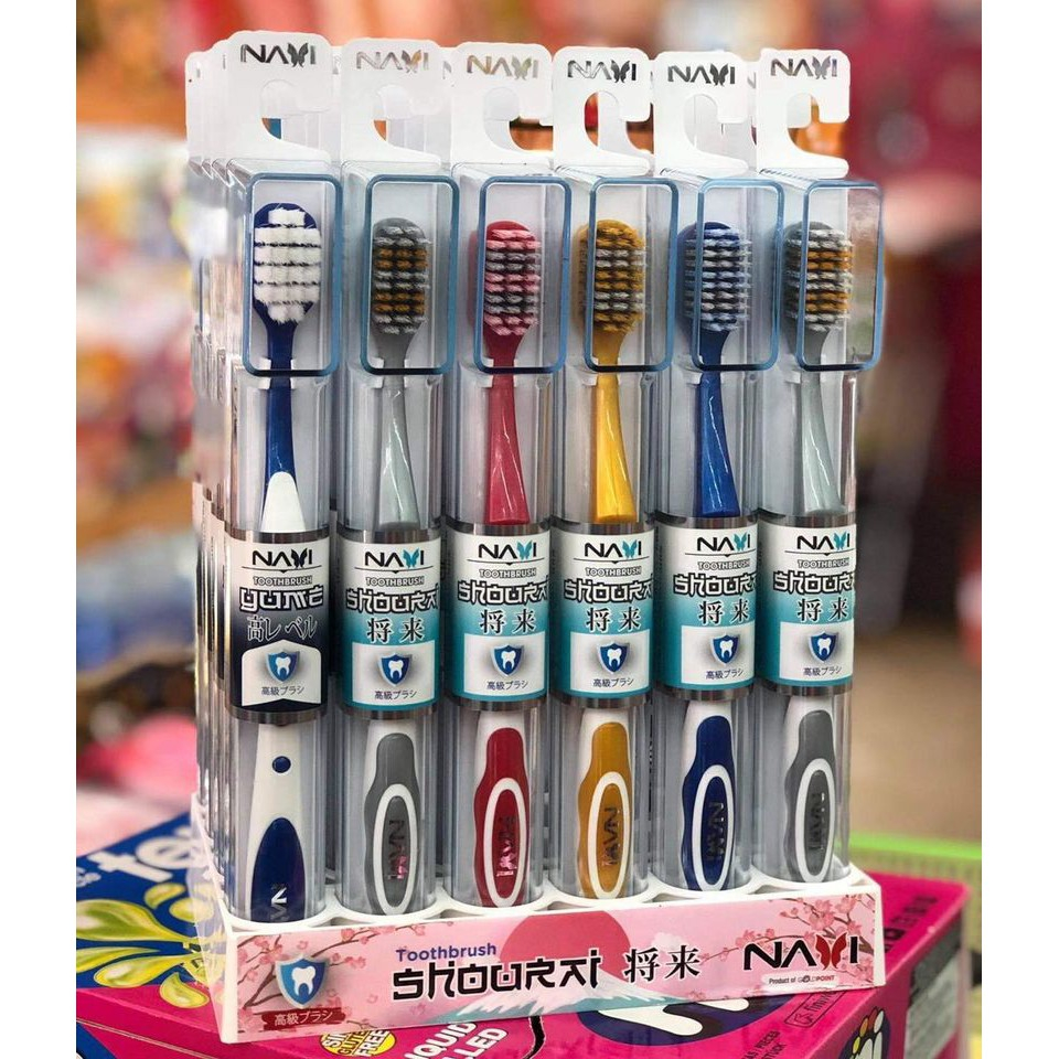 Bàn Chải Đánh Răng Yume - Shourai Hiệu Navi Style Nhật Bản