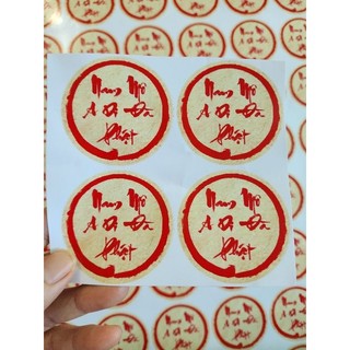 10 DECAL DANH HIỆU A DI ĐÀ PHẬT DÁN TƯỜNG