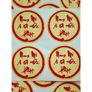 10 decal danh hiệu a di đà phật dán tường