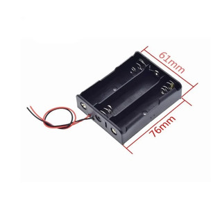 Hộp Đế Pin 18650 2/3/4 cell mắc nối tiếp có dây