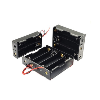 Hộp đế pin 18650 2/3/4 cell mắc nối tiếp có dây