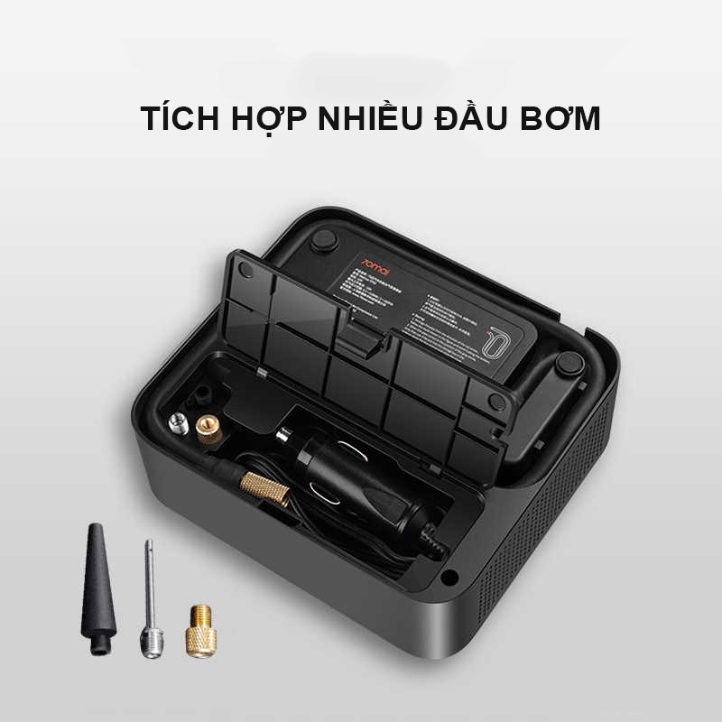 BƠM LỐP Ô TÔ ĐA NĂNG TỰ NGẮT CHÍNH HÃNG XIAOMI -  BẢO HÀNH 12 THÁNG