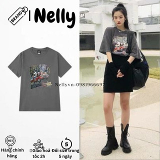 [FREESHIP](CÓ SẴN)HÀNG CHÍNH HÃNG Áo thun NELLYHEYBIG unisex giá rẻ,phù hợp cả nam nữ,mặc đôi, bigsize THDX5437AQ.