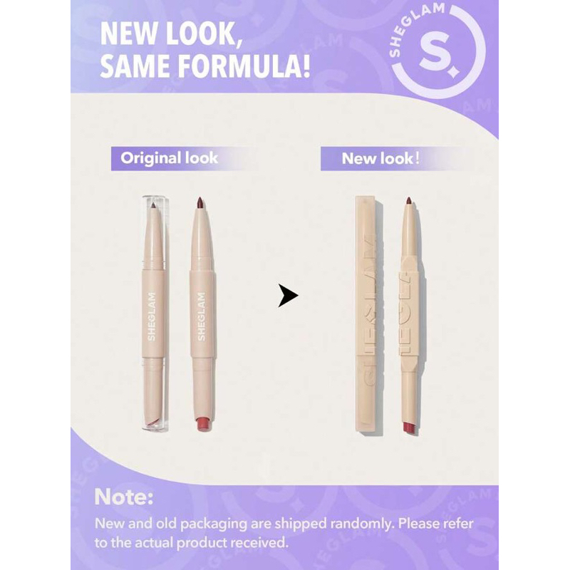 Son SHEGLAM 2 đầu có kẻ viền môi