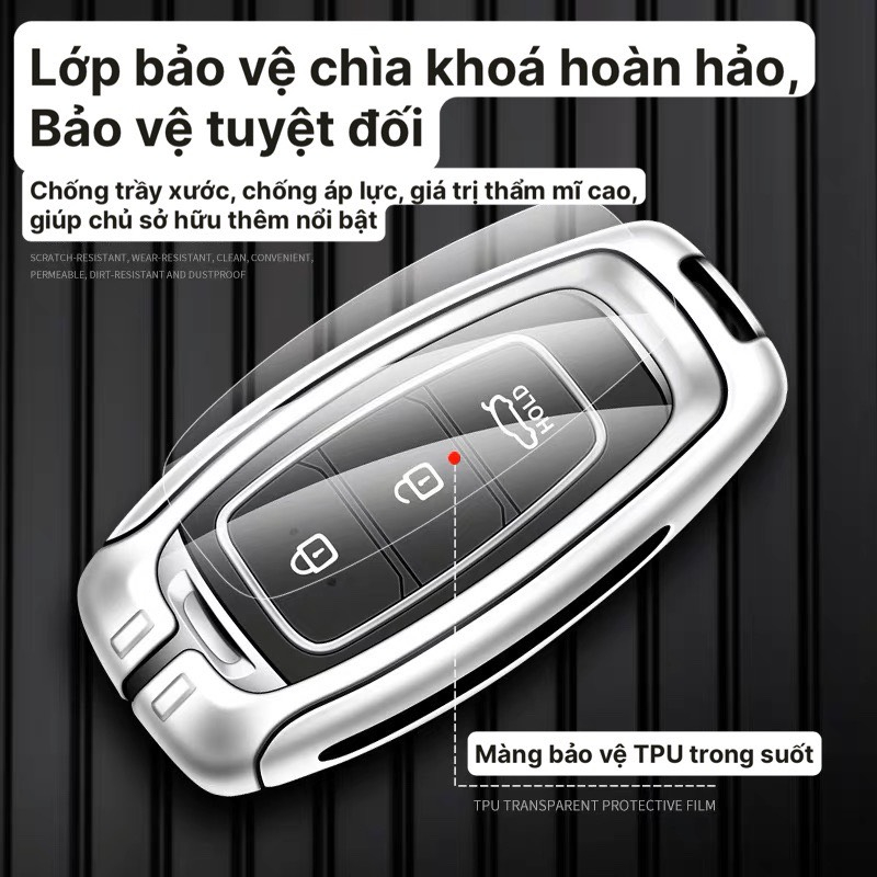Ốp chìa khóa Hyundai Accent, Kona, Santafe 2019-2020, Elantra 2023