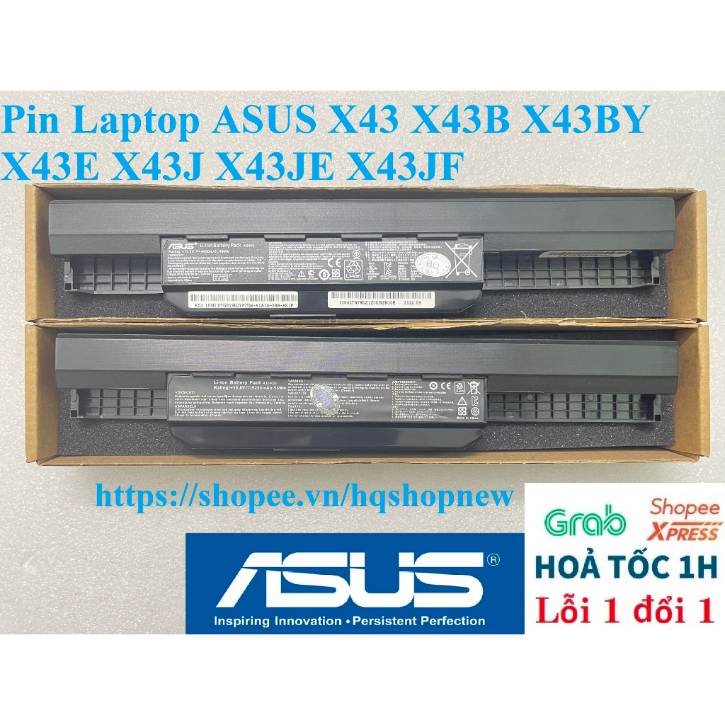 ⚡ Pin Laptop ASUS X43 X43B X43BY X43E X43J X43JE X43JF
