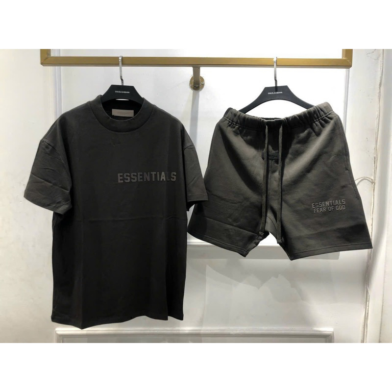 Set quần áo - Essentials - FOG Fear of God SS2023 màu off black