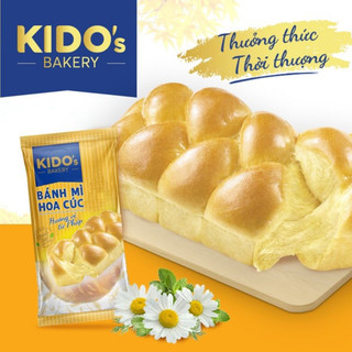 Bánh mì ngọt hoa cúc - bánh tươi kido