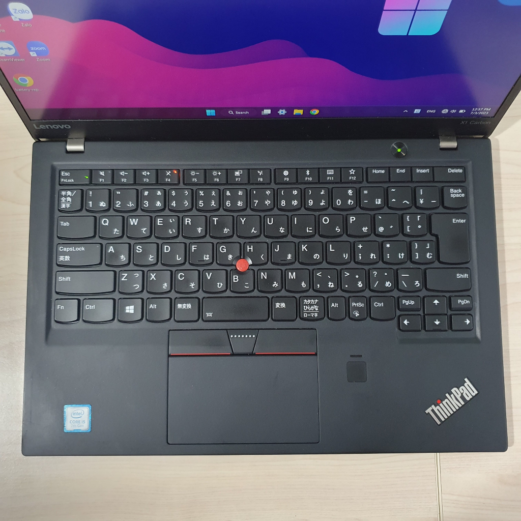 Laptop Lenovo Thinkpad X1 Carbon Gen 5 Core I5 Ram 8GB/SSD 256GB - Dòng Doanh Nhân Siêu Mỏng Nhẹ 1.1kg