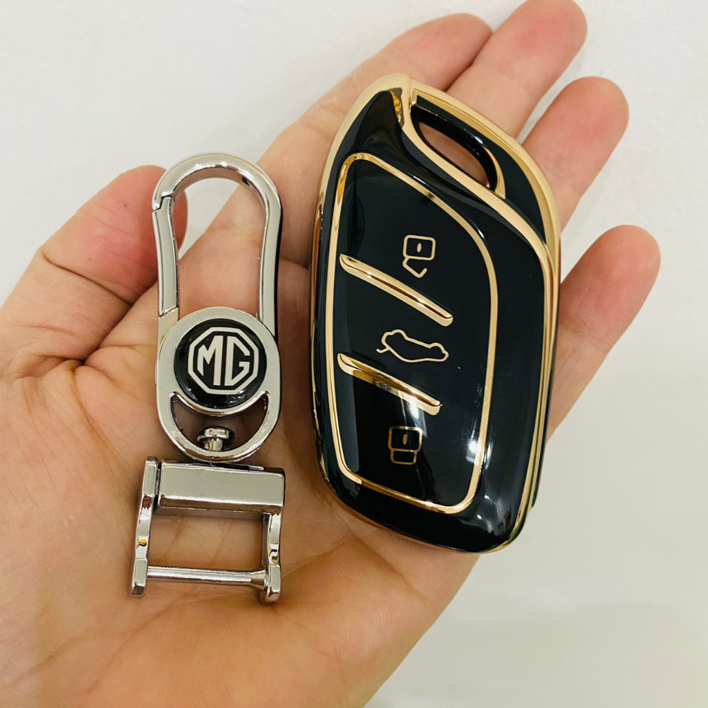 Ốp chìa khoá silicon xe MG ZS, MG HS, chất liệu TPU sang trọng MTG