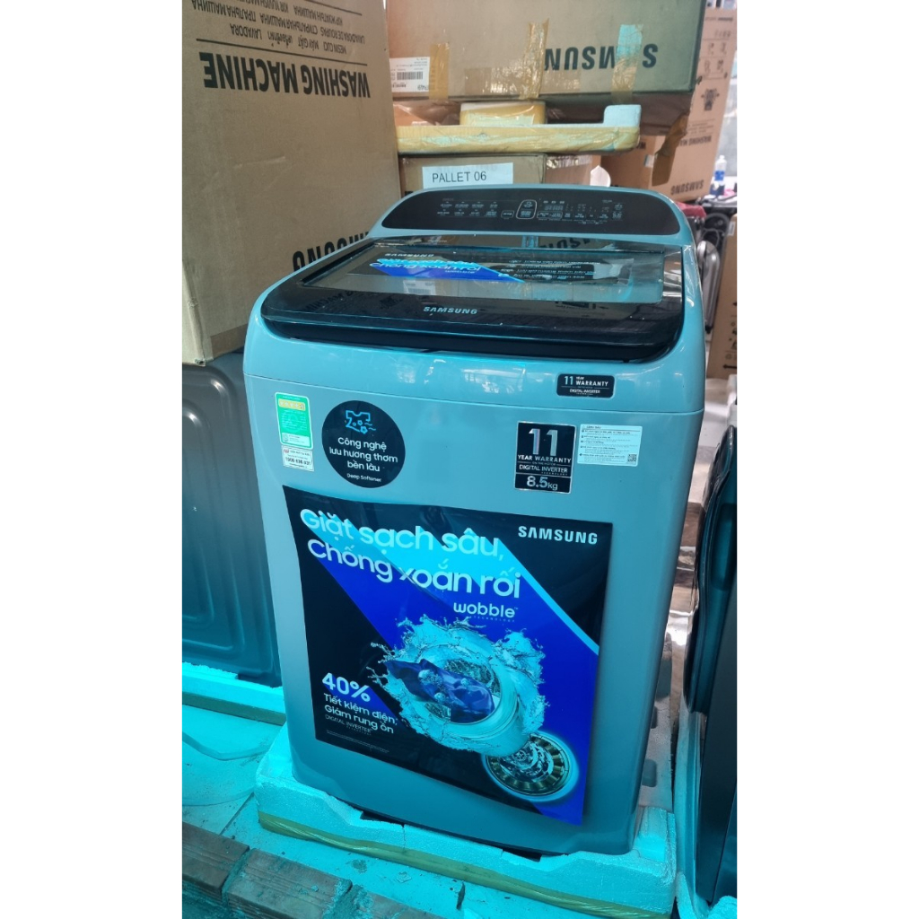 Máy giặt Samsung Inverter 8.5 kg WA85T5160BY