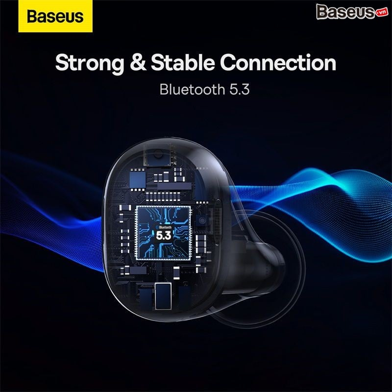 Tai Nghe Không Dây Baseus Bowie WM03 True Wireless Earphones Bluetooth 5.3, Pin 38h