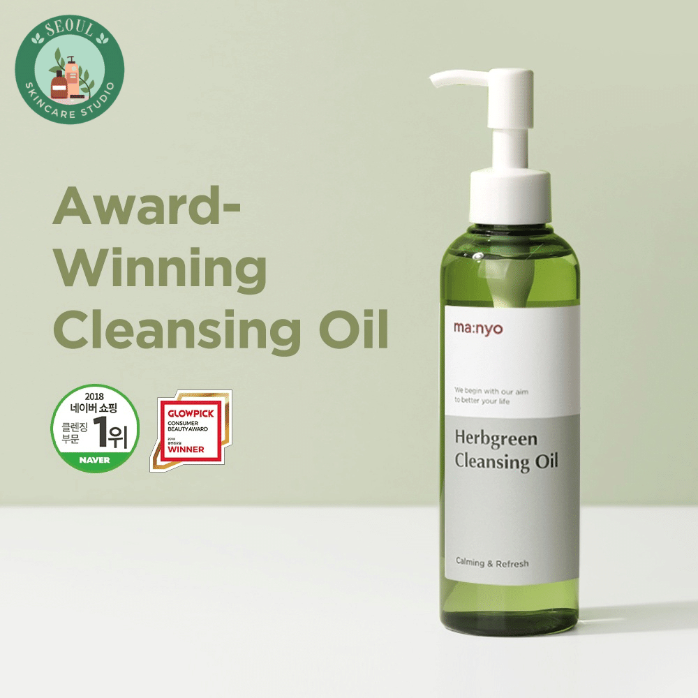 Dầu Tẩy Trang Manyo Herbgreen Cleansing Oil 200ml Cho Da Dầu