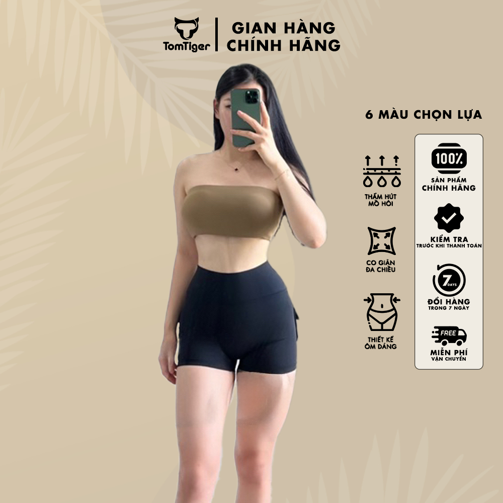 Quần đùi tập gym Tomtiger Box Short co giãn 4 chiều