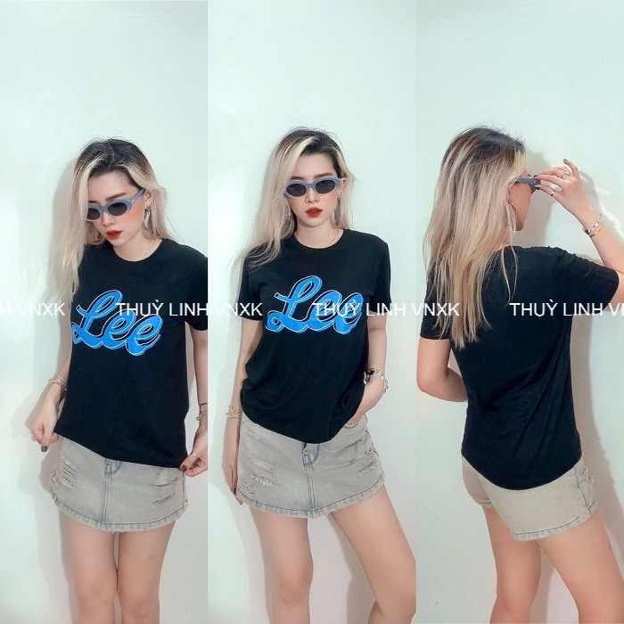 Áo Thun Nữ GUESS/LEE Cotton Mịn Đẹp In Hình Nhiều Màu