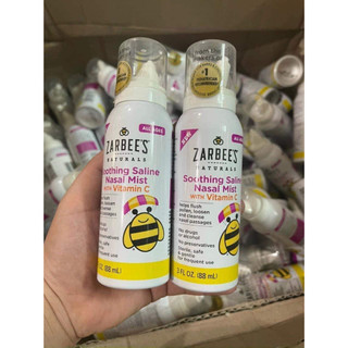 Xịt mũi Zarbees chứa vtmC cho bé từ 0m