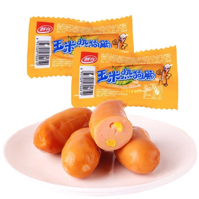 Xúc xích ngô - xúc xích thịt cay ăn liền, tiện lợi