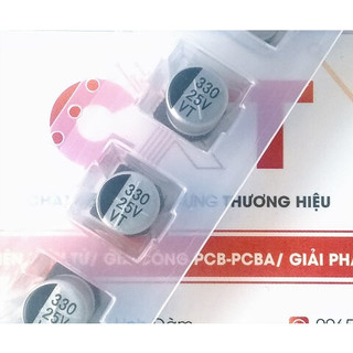 Tụ nhôm 330uf 25v 8x10mm