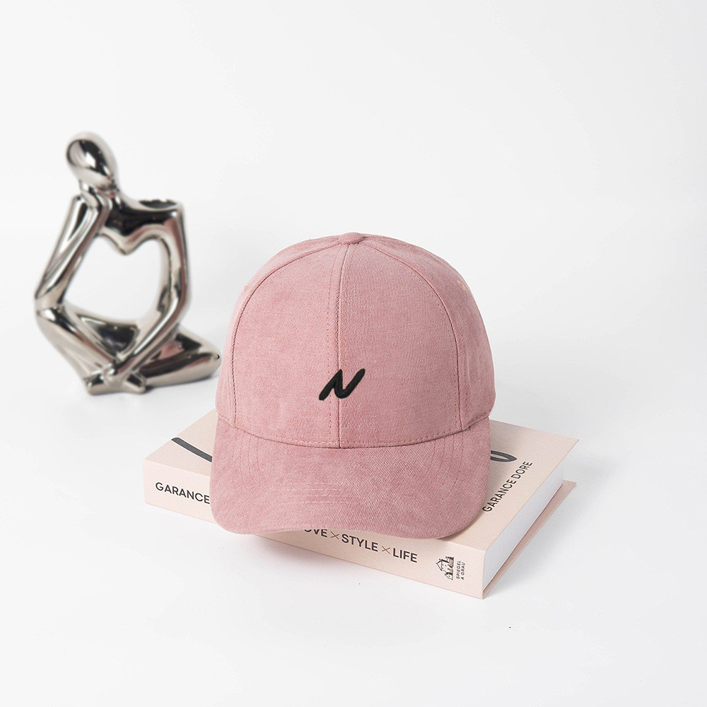 Mũ Lưỡi Trai Nón Kết Nhung Cao Cấp Thêu Chữ N Fashion 397 Phong Cách Ulzzang Form Unisex Nam Nữ - Hazo