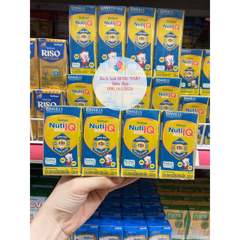 Sữa bột pha sẵn Nuti IQ Gold 110ml/180ml