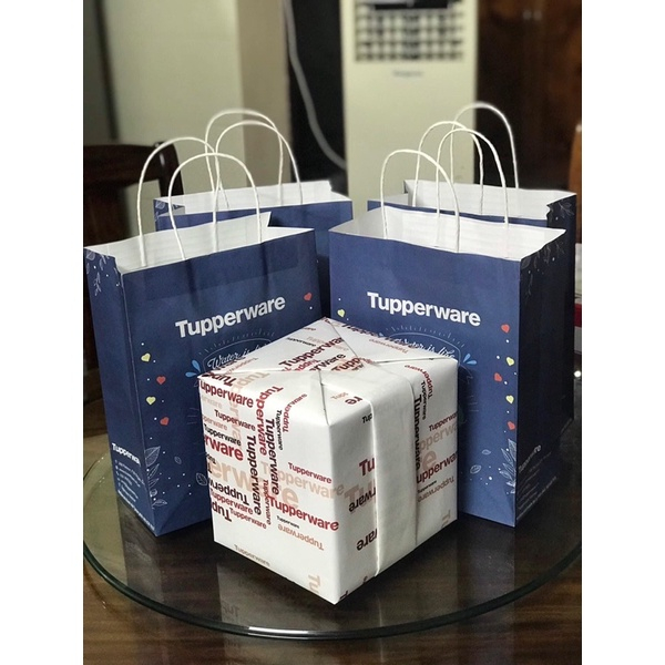 Túi Giấy Tupperware Size M 25x13x33CM