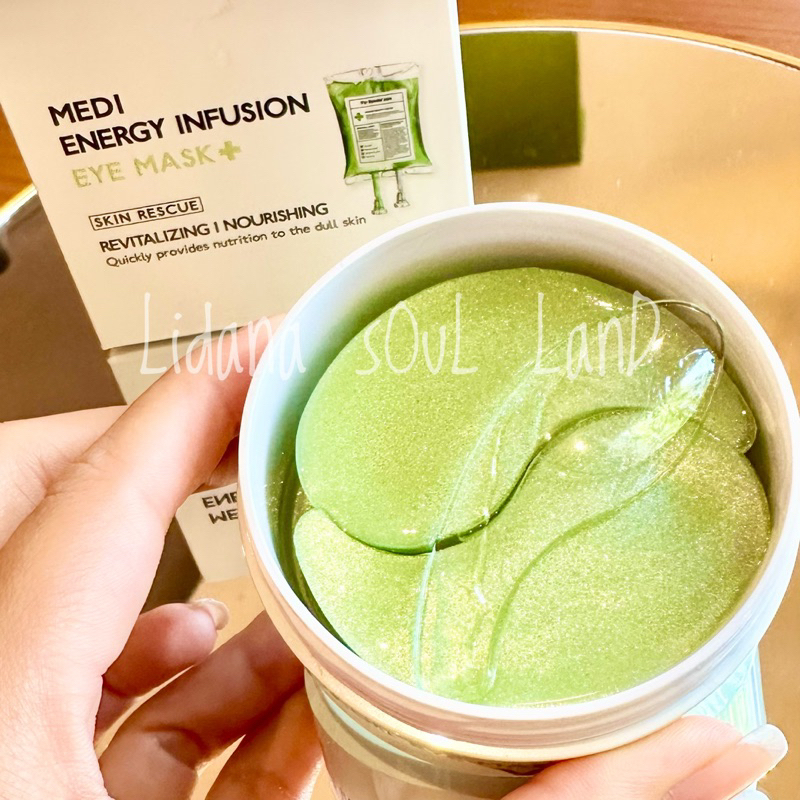 Mặt nạ bổ sung năng lượng, xoá mờ vết thâm, bọng mắt Wonjin Medi Energy Infusion Eye Mask