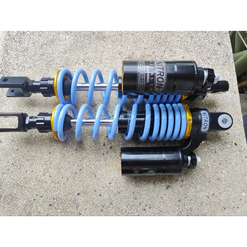 ✨Chất✨ Phuộc sau Nitron bình dầu chỉnh thật 38cm gắn SHVN SRGT PCX 160