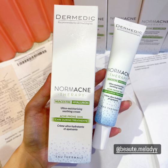 Kem Dưỡng Ẩm G..i..ảm M..ụ..n D..E..R..M..E..D..I..C NORMACNE Ultra Moisturising Soothing Cream 40g