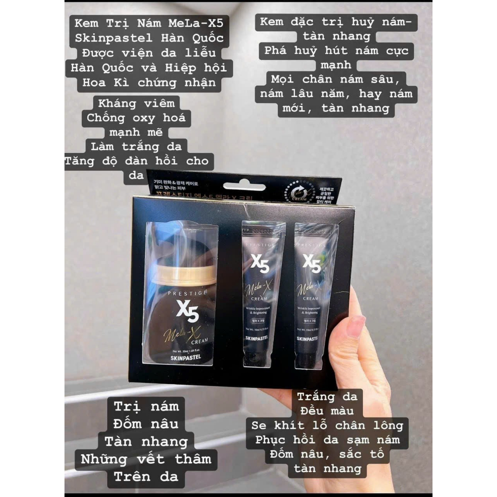 Kem nám X5 MelaX Skinpastel.yennhishop