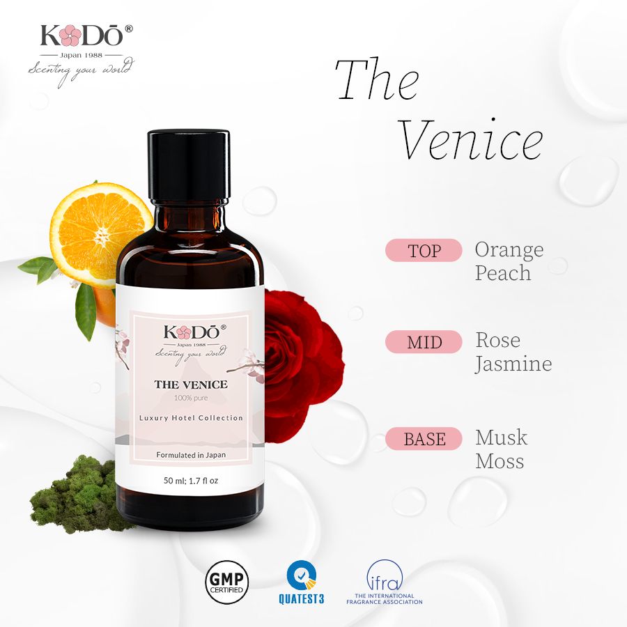 KODO - The Venice - Tinh Dầu Nước Hoa Nguyên Chất - HOTEL - 10ml/50ml/110ml+ QUATEST3 tested