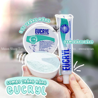 BỘT VÀ KEM ĐÁNH RĂNG EUCRYL Trắng Răng