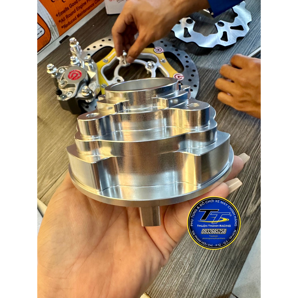 Cùi dĩa CNC Ex135 2011 / Ex150 / Ex155 xài dĩa 4 lỗ Ya