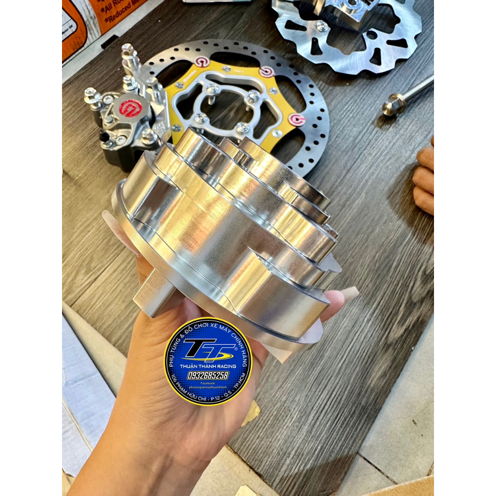 Cùi dĩa CNC Ex135 2011 / Ex150 / Ex155 xài dĩa 4 lỗ Ya